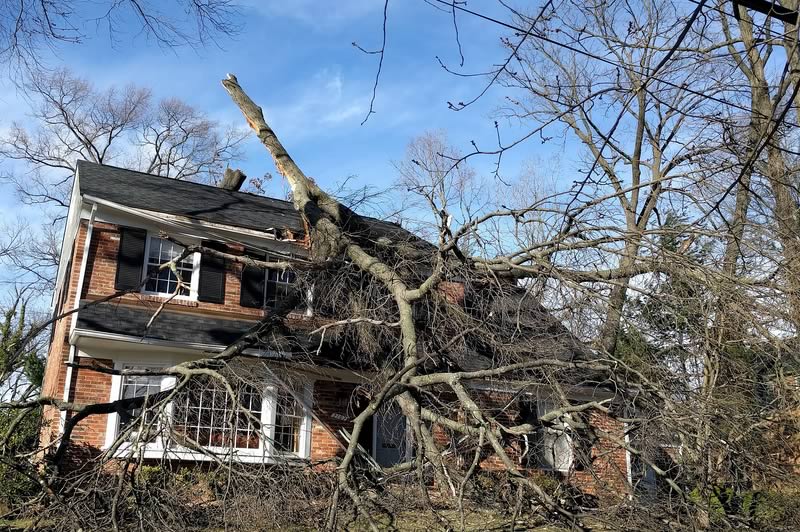 house storm damage